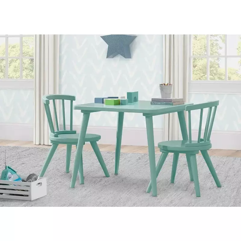 Tavolo e sedie da gioco per la casa per bambini tavolo da lettura e sedia Set compiti a casa e altro studio in legno per bambini