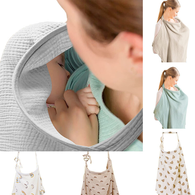 Breathable Breastfeeding Cover Baby Feeding Nursing Covers Adjustable Nursing Apron Outdoor Privacy Cover Mother Nursing Cloth