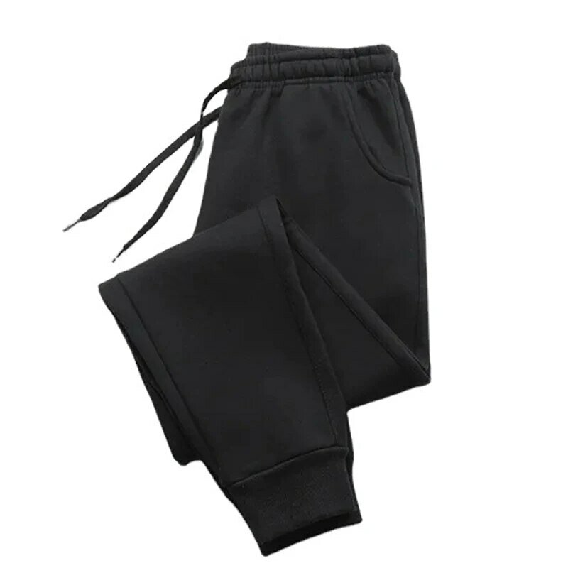 Брюки PUAIA мужские с принтом, спортивные штаны для бега и фитнеса, свободная посадка, однотонные искусственные, уличная одежда, осень/зима