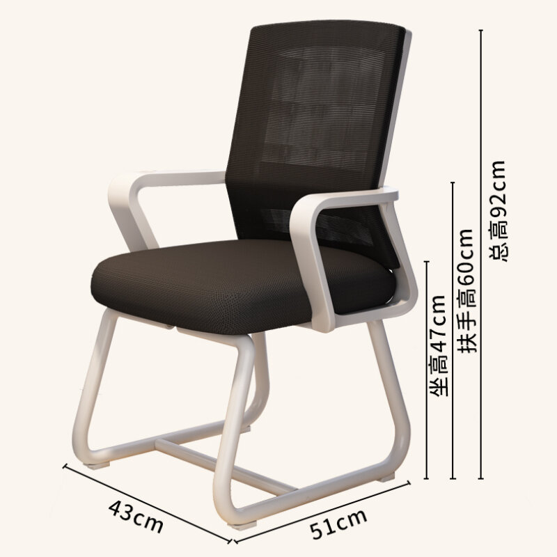 바닥 침실 회의 의자, 컴퓨터, 편안한 싱글 사무실 의자, 인체 공학적 디자인, Cadeira Escritoiro 사무실 가구, CM50BG