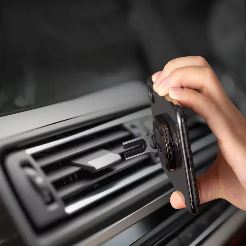 1 stücke neue 3 in 1 Tragbare Auto Halterung Unterstützung Handy Halterung Zigarette Leichter EDC Kreative USB Ring Schnalle lade Werkzeuge