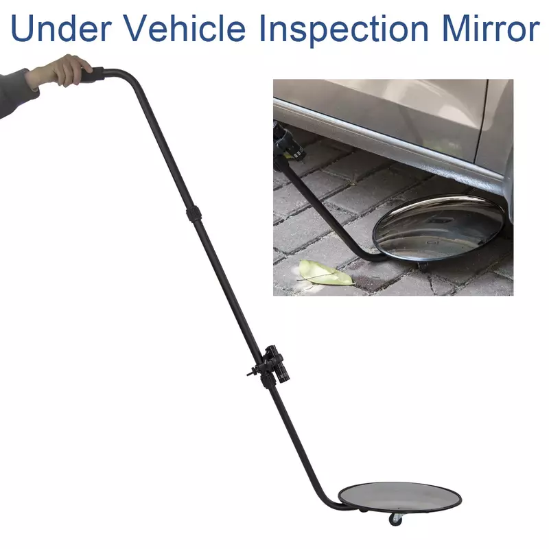 Econômico Underbody Inspection Mirror, Instrumento de inspeção do veículo, V3 com roda inferior, Acessível