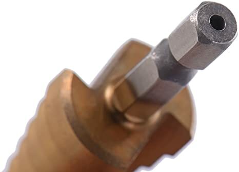 Foret étagé en acier HSS, 3 pièces/ensemble, 3-12mm 4-12mm 4-20mm, rainure droite, foret étagé, revêtu de titane, coupe-trou en bois et métal, ensemble d'outils de perçage