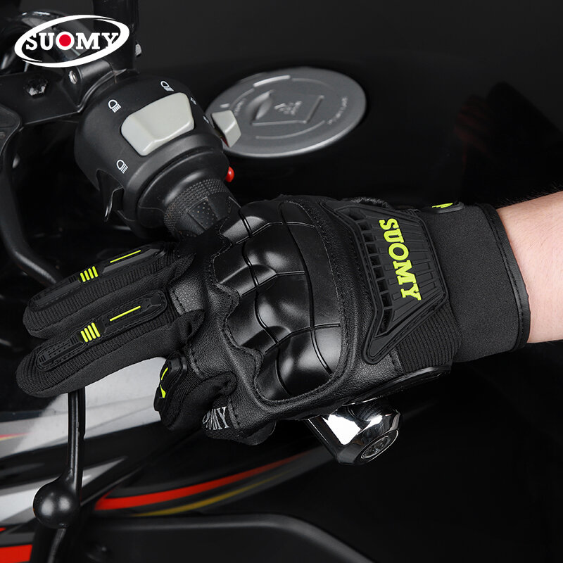 Летние мотоциклетные дышащие износостойкие перчатки для верховой езды Нескользящие мотоциклетные перчатки для сенсорных экранов для мотокросса