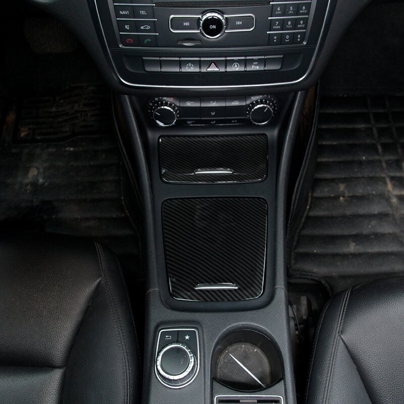 Center Console Storage Box Panel Decoration for Mercedes-Benz A-Class W176 2013-2018/GLA X156 2013-2015/CLA C117 13-18
