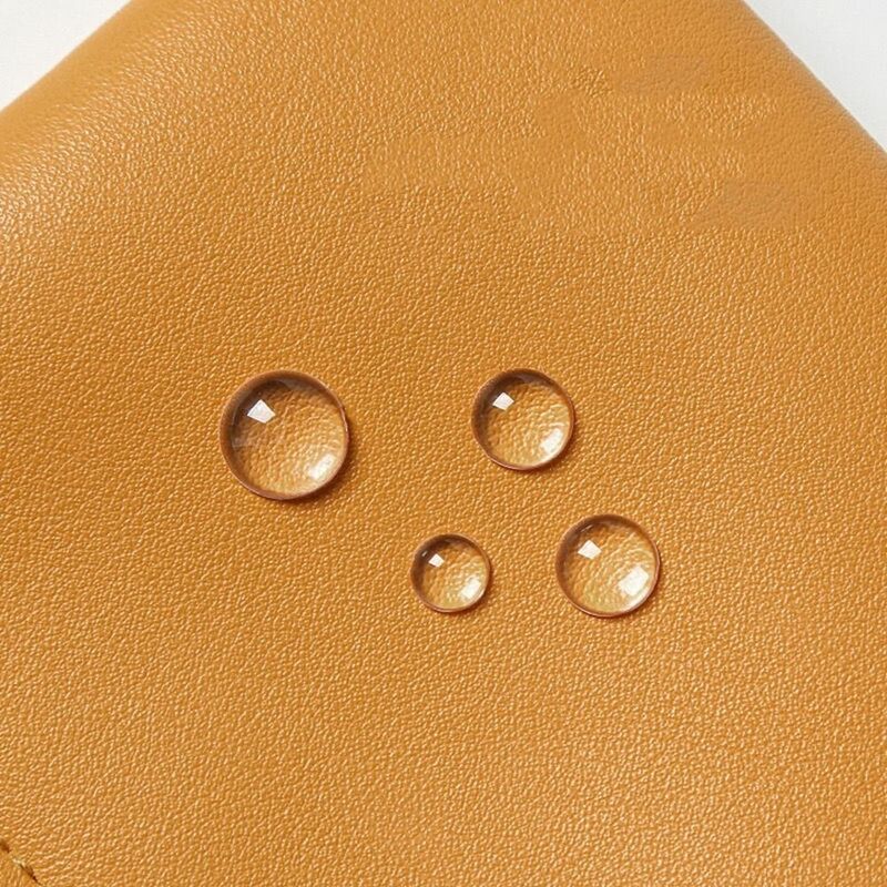 Borsa portaoggetti per rossetto chiusura automatica custodia protettiva per auricolari in pelle PU piccola borsa portamonete borsa cosmetica Mini borsa per auricolari