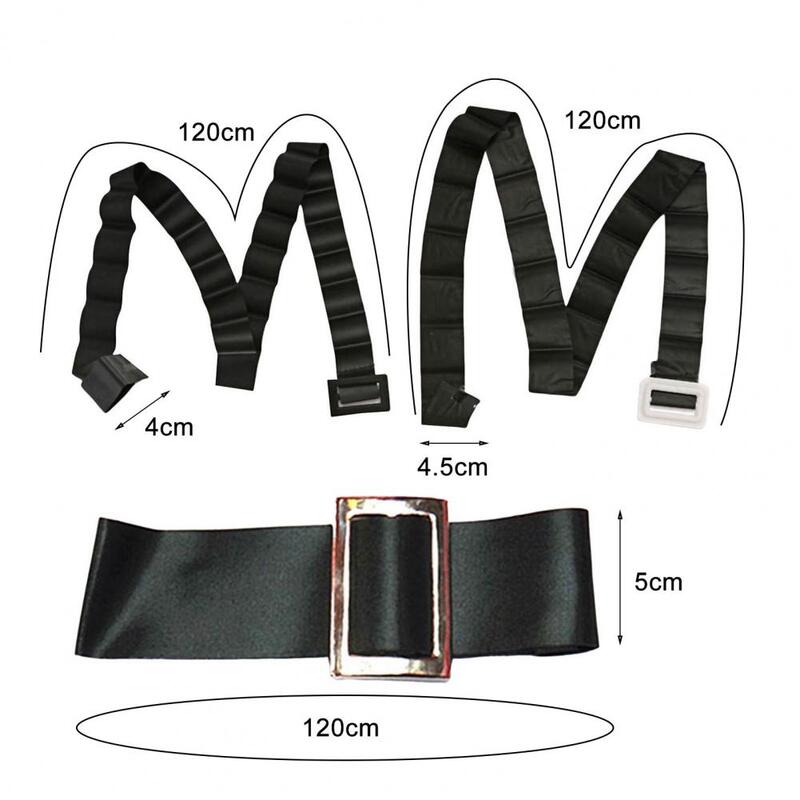Santa Claus Belt Practical Santa Claus Suit Belt Cosplay Accessories Long Lifespan No Odor Xmas Costume Belt for Party