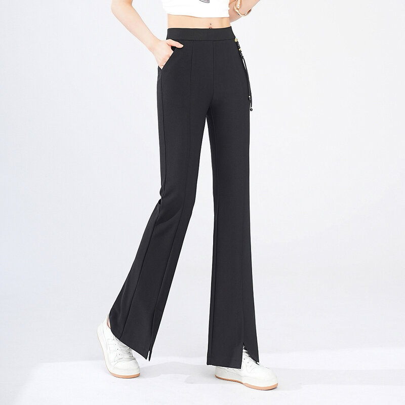 Damskie spodnie na co dzień spodnie fishtail koreańskie dongdaemun wysokiej jakości odzież damskie darmowa wysyłka damskie spodnie darmowa wysyłka darmowa wysyłka