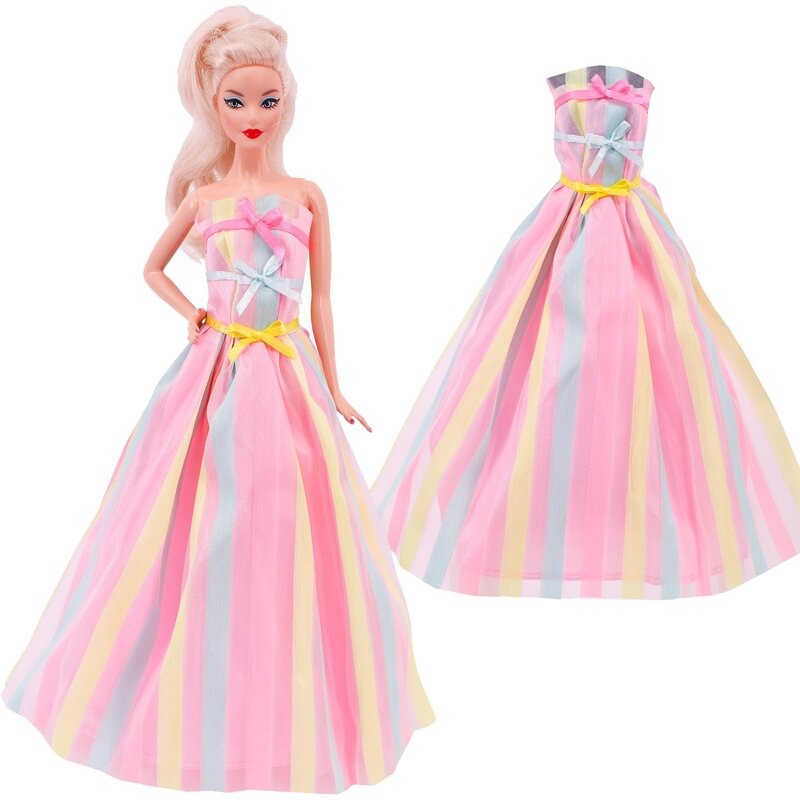 바비 인형 옷 수제 드레스 패션 코트 탑 바지 의류, 바비 인형 옷 인형 액세서리 소녀용 장난감 선물