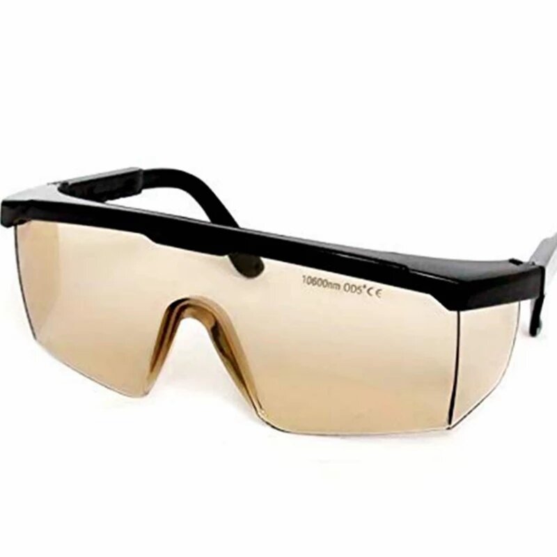 Gafas de seguridad láser 10600nm, gafas protectoras EP-4-5, absorción continua, protección ocular T % = 90 CE OD5 + con caja