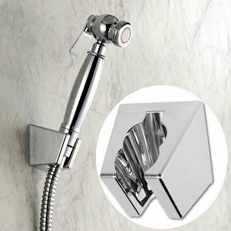 Ajustável ABS Nozzle Base Shower Head, Punch-Free Bathroom Fixture, Home Improvement, Peças Handset, 4.8x4.8x3cm