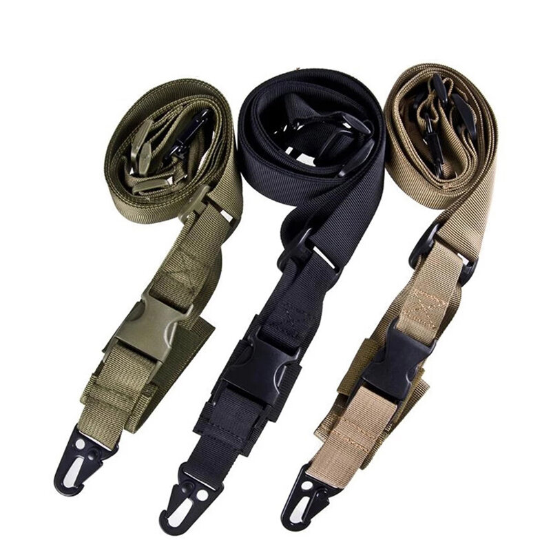Tactical 3 Point Rifle Sling Strap Ar15 Shotgun Airsoft Gun Belt Paintball Braces Outdoor  Shooting Hunting Accessories