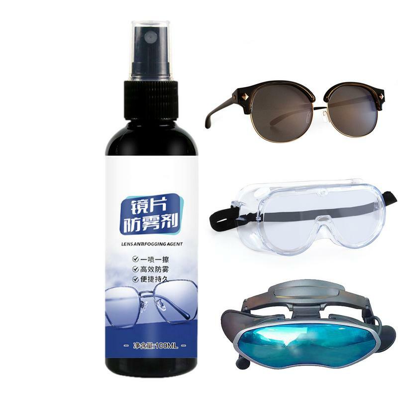 Lunettes de protection anti-buée pour pare-brise de voiture, vaporisateur anti-buée, miroirs anti-buée, longue durée, lunettes de natation, agent anti-buée