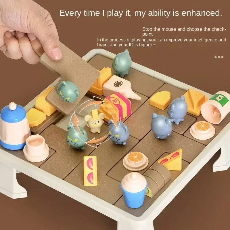 Kinder Puzzle Tier Kampf Level Clearance Spielzeug Übung logisches Denken Kindergarten Unterricht hilft Jungen und Mädchen Spielzeug