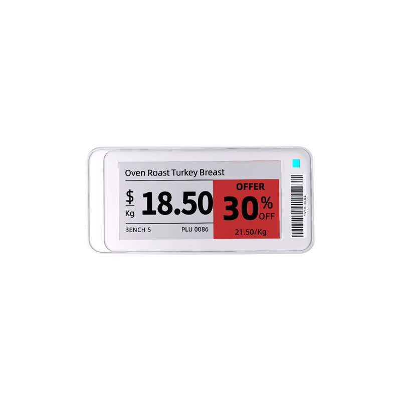 Gicisky-tarjeta electrónica de visualización, etiqueta de precio, Versión Bluetooth, Software operativo por aplicación Android, 2,1 ", 2,9", 4,2 ", 7,5"