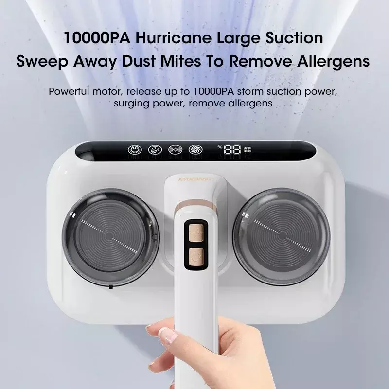 Per Xiaomi 10000Pa UV nuovo materasso aspirapolvere acaro aspirapolvere portatile senza fili aspirazione per la pulizia della casa cuscini del letto divano