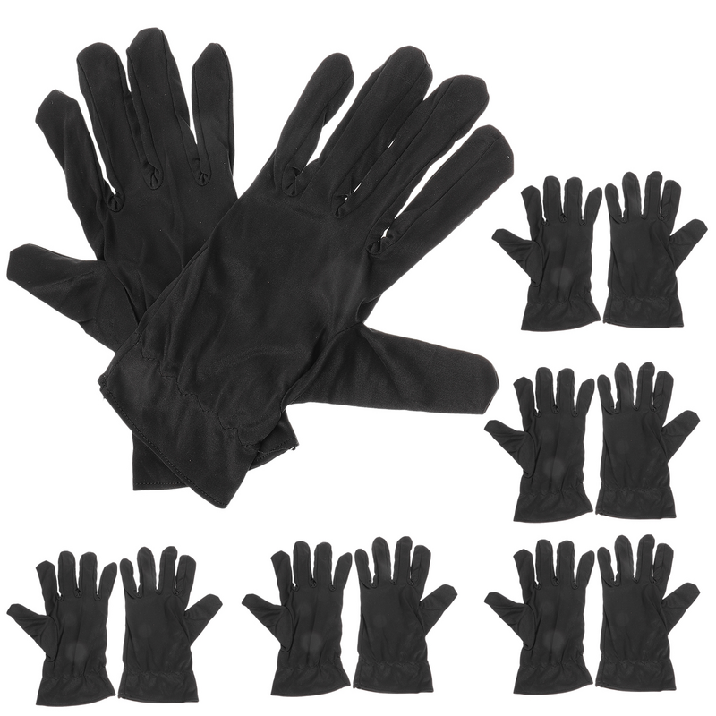 Перчатки для ювелирных изделий, хлопковые рабочие перчатки для обработки монет, Женские рабочие перчатки
