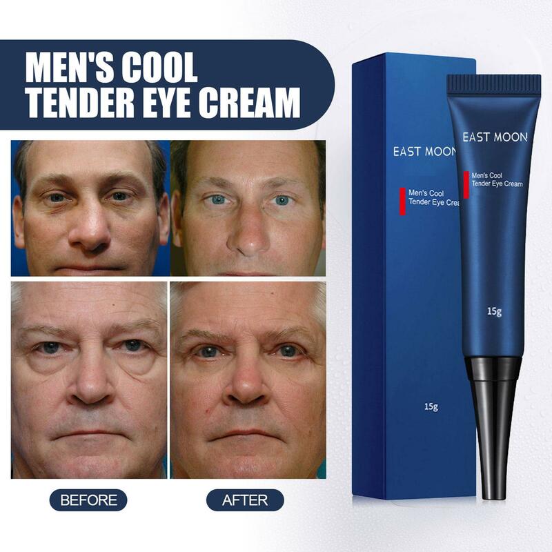 男性用アイクリーム,15g,目の下のシミを改善するクリーム,保湿,柔らかく,完璧なケア