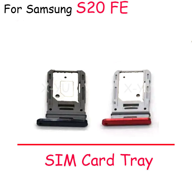 10PCS For Samsung Galaxy S20 FE Sim Card Tray Reader Holder SD Slot Adapter