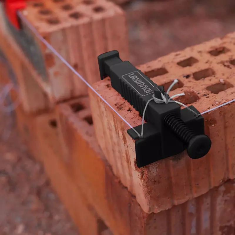 Nivelador de línea de nivelación de ladrillo, herramienta de fijación de albañilería, 5 piezas