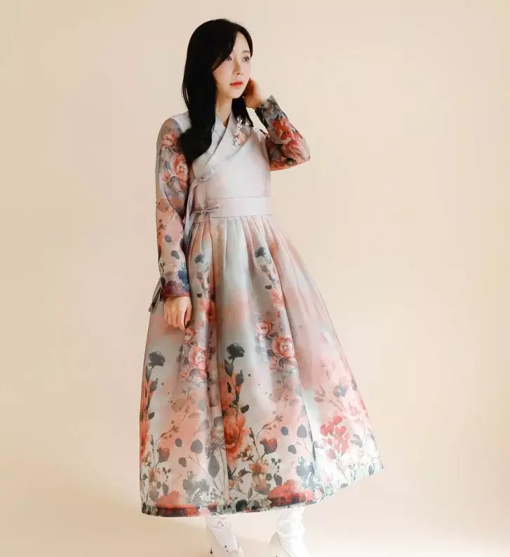 Robe Hanbok avec ceinture pour femme, jupe trapèze, robe de princesse traditionnelle coréenne