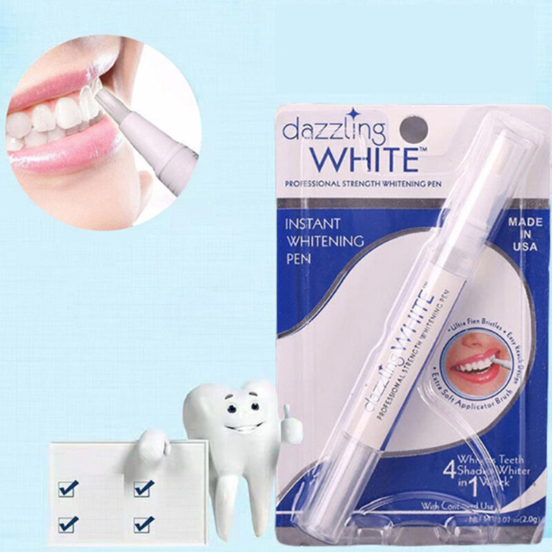 1PCS Rotary Tooth Whitening Gel Pen Tooth Whitener Oral Hygiene Care Remove Plaque Stain Tooth Cleaning Essence Gel Toothpaste