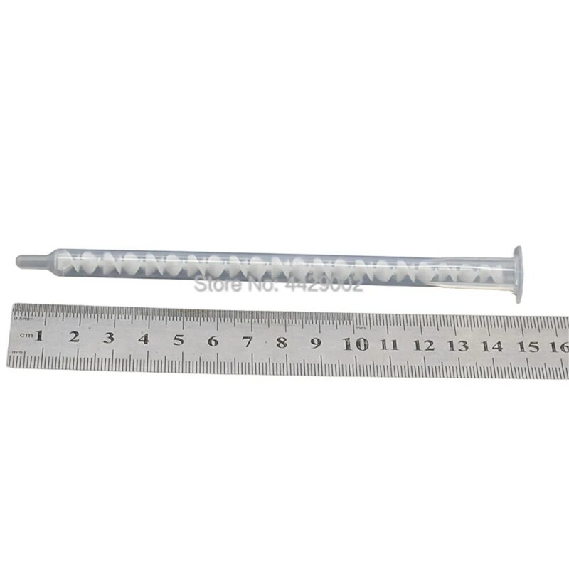 300 pz 151.5mm lunghezza miscelatore statico colla resina epossidica 1:1 2:1 cartuccia universale siringa tubo ugello di miscelazione 21 elementi Mix Tips