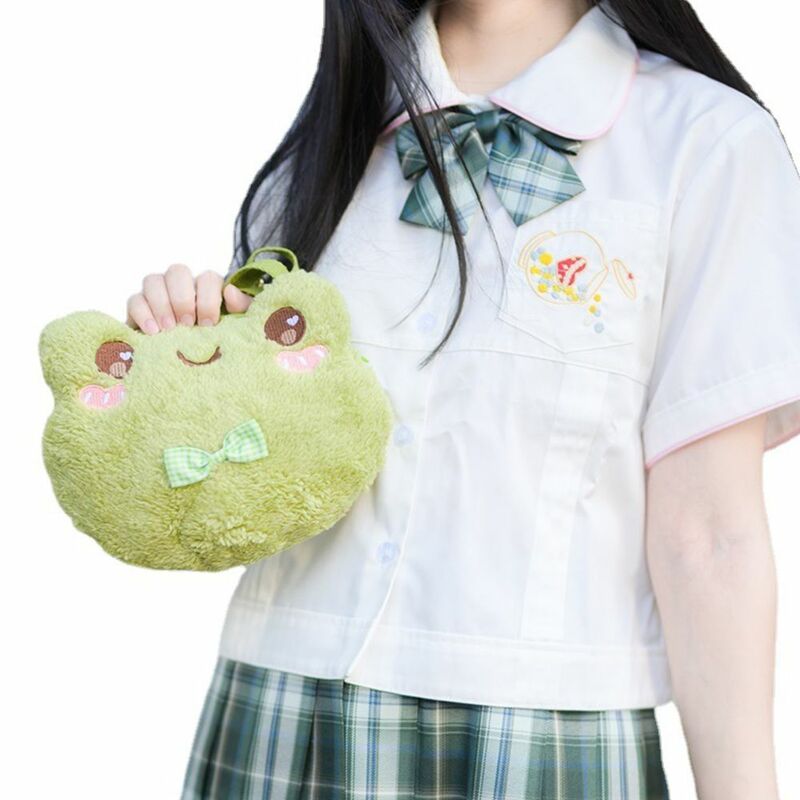 Funny Casual Plush Bag All-match Children Toy Gift Frog Cute Small Bags Korean Style Handbags Women Handbags