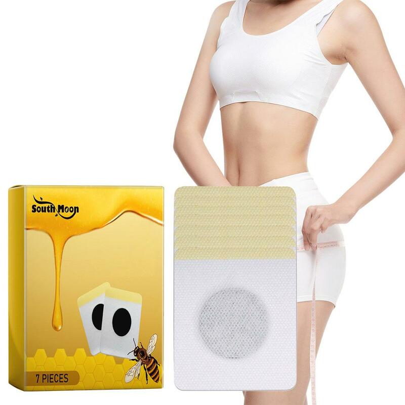 Parches adelgazantes de abeja para mujeres y hombres, 1/2/3/5 bolsas, resaltando curvas corporales, modelado corporal, cuidado de la salud