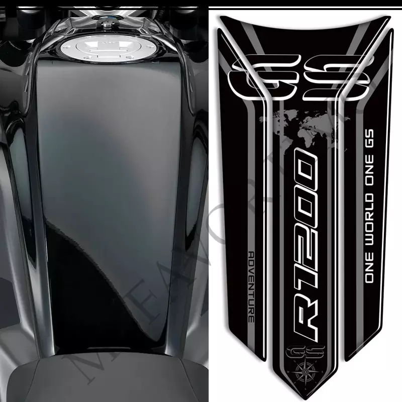Наклейки на бак мотоцикла для BMW R1200GS R 1200 GS GSA, защита от газа, топлива и масла, наклейки ADV Adventure 2014-2017