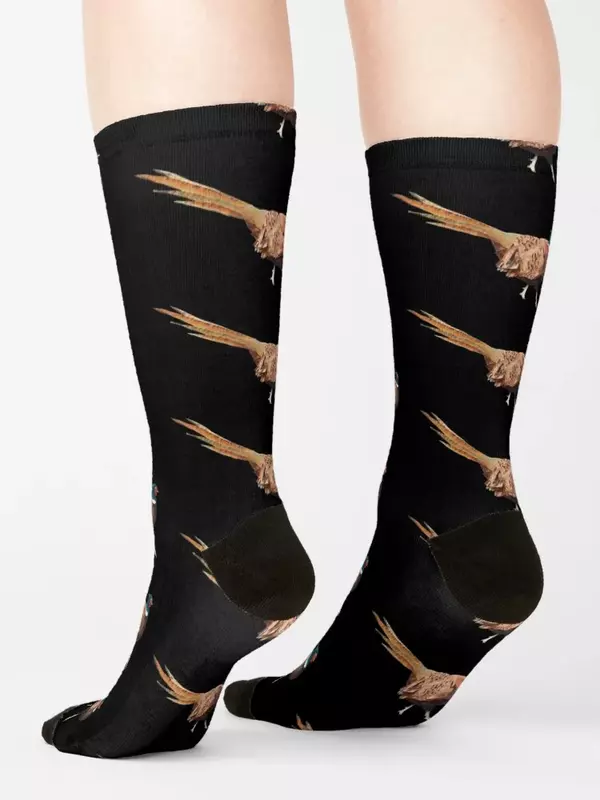 Kaus kaki Burung Pegar mewah musim panas ide hadiah valentine kaus kaki wanita halloween pria