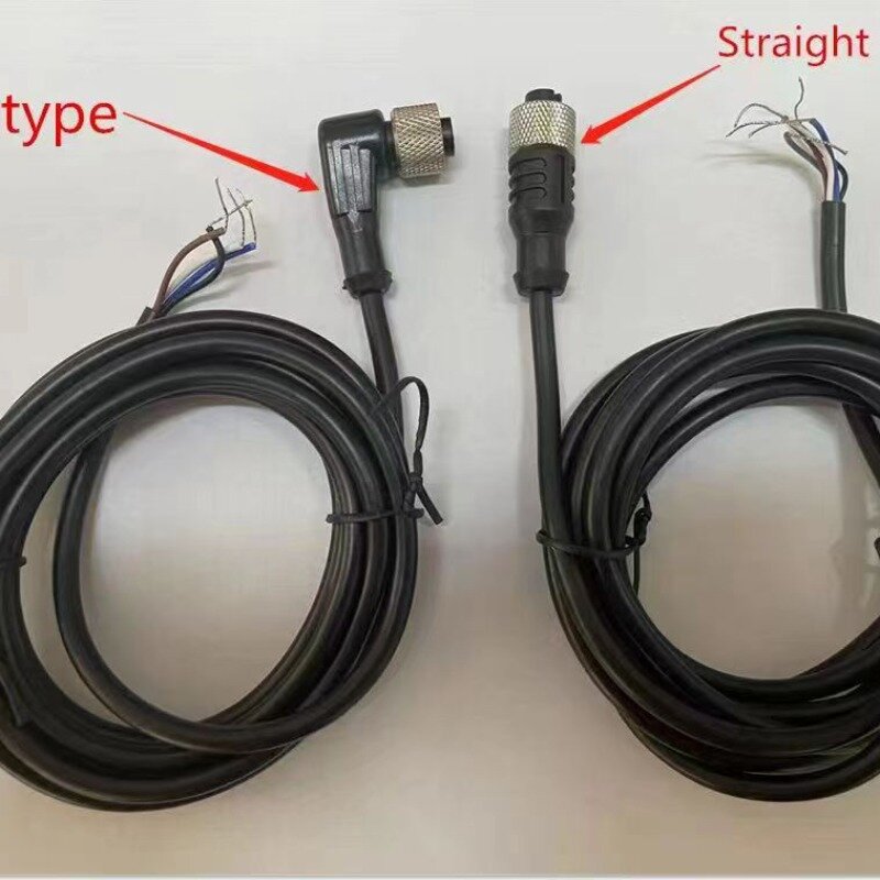 Interruptor do sensor de proximidade, tipo L, reto, M12, M8