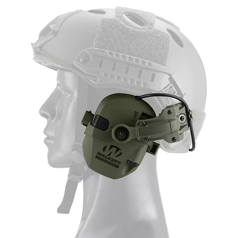 Army earmuff helm taktis, Pelindung pendengaran elektronik pengurang kebisingan aktif berburu