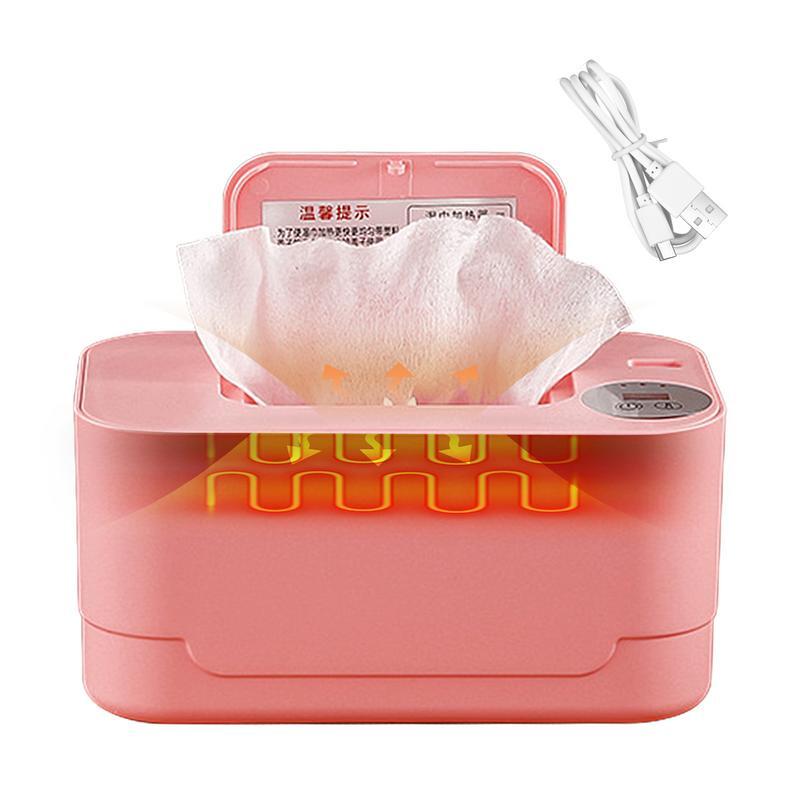 New Baby Wipes Heater Thermal Warm Wet Towel Dispenser Portable Napkin Heating Box Mini Tissue Paper Warmer For Home Car Travel