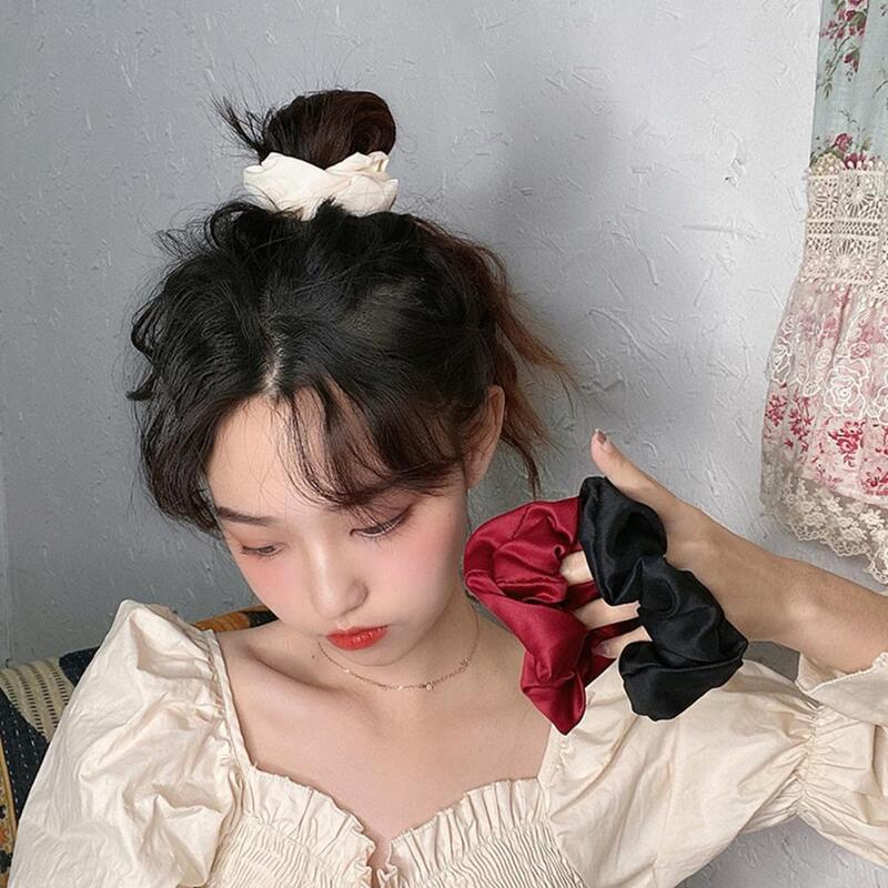Hair Ring French Style Retro Cloth Stretchable Women Hair Ring Rope Charming Hair Tie Accessories Círculo Del Cabello Wedding