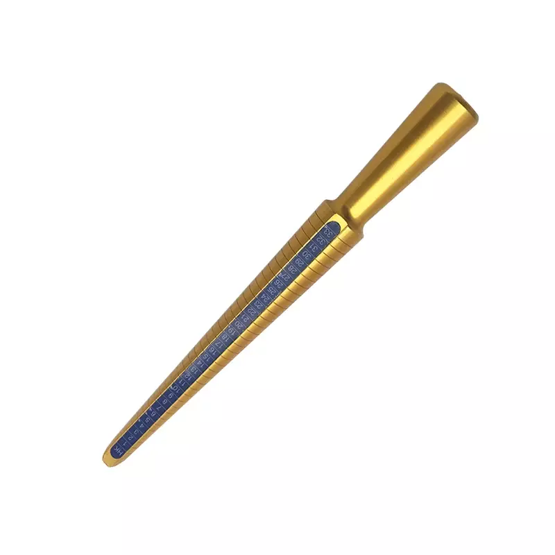 가벼운 무게추 링 사이징 스틱 맨드릴, HK 사이즈 1-33 알루미늄 링 사이저, 쥬얼리 측정 도구