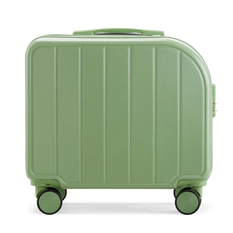PLUENLI-Bolsa de equipaje pequeña para mujer, Maleta de embarque ligera con rueda silenciosa Universal, maleta con contraseña