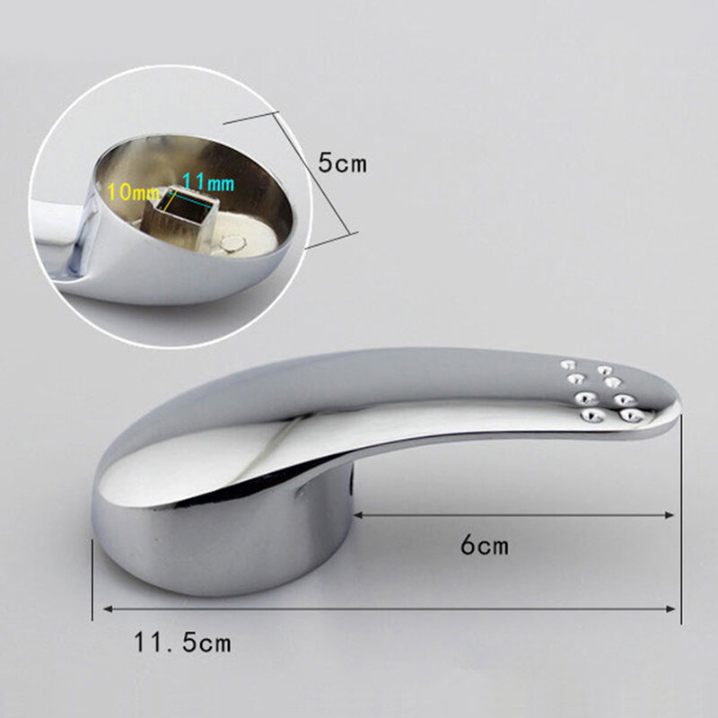 1pcs Zinc Alloy Faucet Handle Trip Lever Water Tap Handle Replacement Faucet Tap Handle Accessories For Kitchen Bathroom