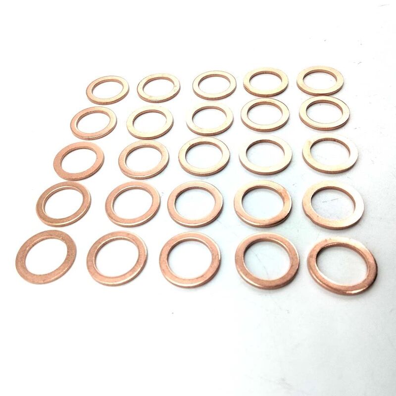 25Pcs Copper Oil Drain Plug Gasket Washers for Mercedes Benz C/CLA/GLA/SL 16-17 007603-014106