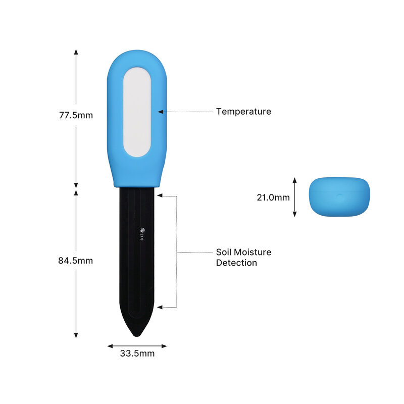 MOES-Smart Bluetooth Solo Tester, Medidor de Temperatura, Umidade e Umidade Sensor, Planta Monitor Detector, Jardim Automação Irrigação