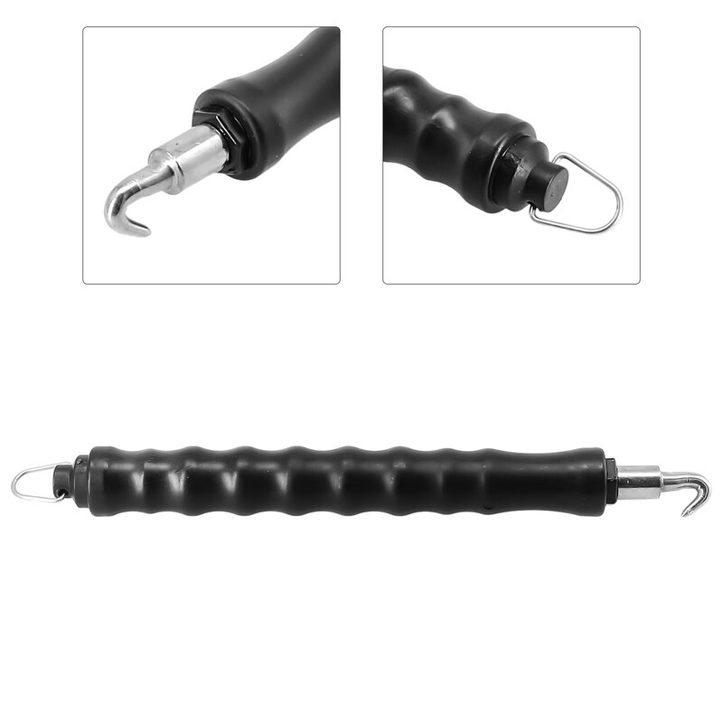 Alat pemutar kawat kait konektor baja pengikat kawat otomatis untuk kabel dan ikatan Rebar konstruksi logam dengan pegangan lembut