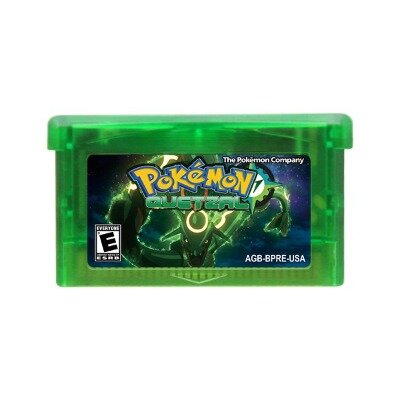 Pokemon Quetzal-cartucho de juegos GBA, tarjeta de consola de videojuegos de 32 bits, Hack Rom en inglés, última versión