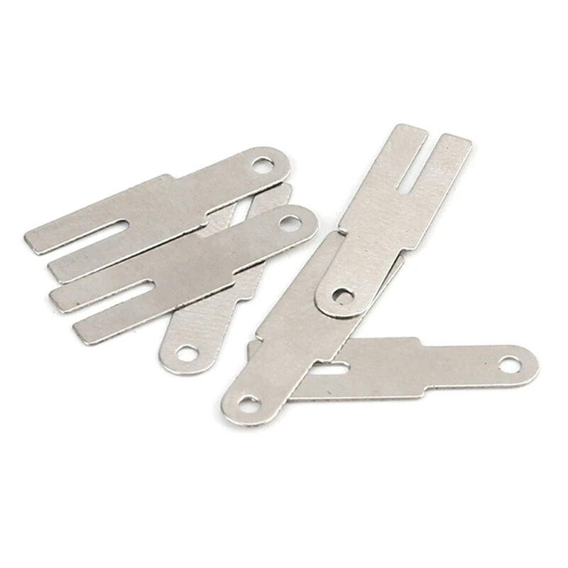 50pcs Battery Connection Nickel Sheet Y Shaped Nickel Sheets Plates For Spot Welder For Nickel-metal Hydride Batteries