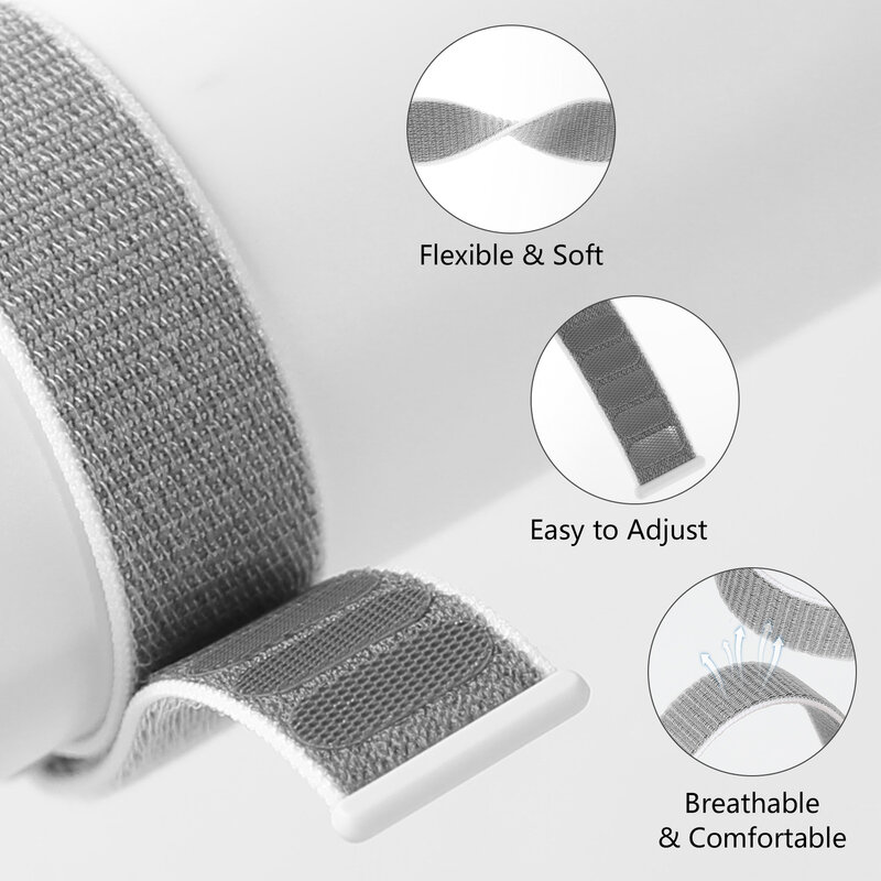 Sport Nylon Loop for Samsung Galaxy Fit 3 strap Accessories Breathable Adjustable Replacement correa bracelet galaxy fit3 band