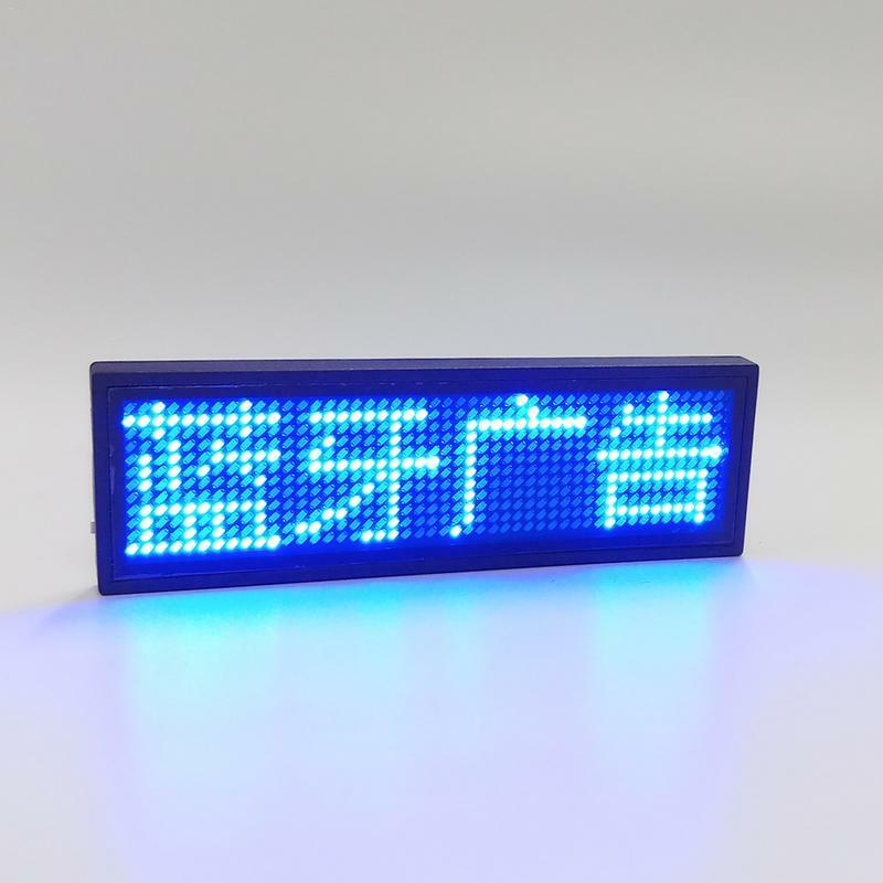 Wireless Mobile APP LED LED Name Badge Digital Programmable Glowing Board Letters Scrolling Board For Event