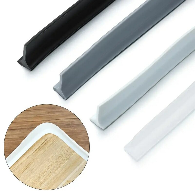 Flood Barrier Silicone Dry and Wet Separation Door Bottom Sealing Strip Water Retaining Strip Self-Adhesive Water Stopper
