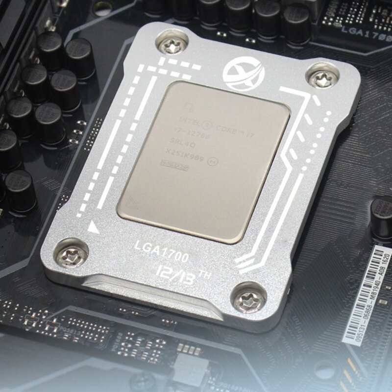 CPU ดัดแก้ไข Fixing หัวเข็มขัด Backplane สำหรับ LGA1700 LGA1800 Intel12th 13thGen- กรอบอลูมิเนียมอัลลอยด์