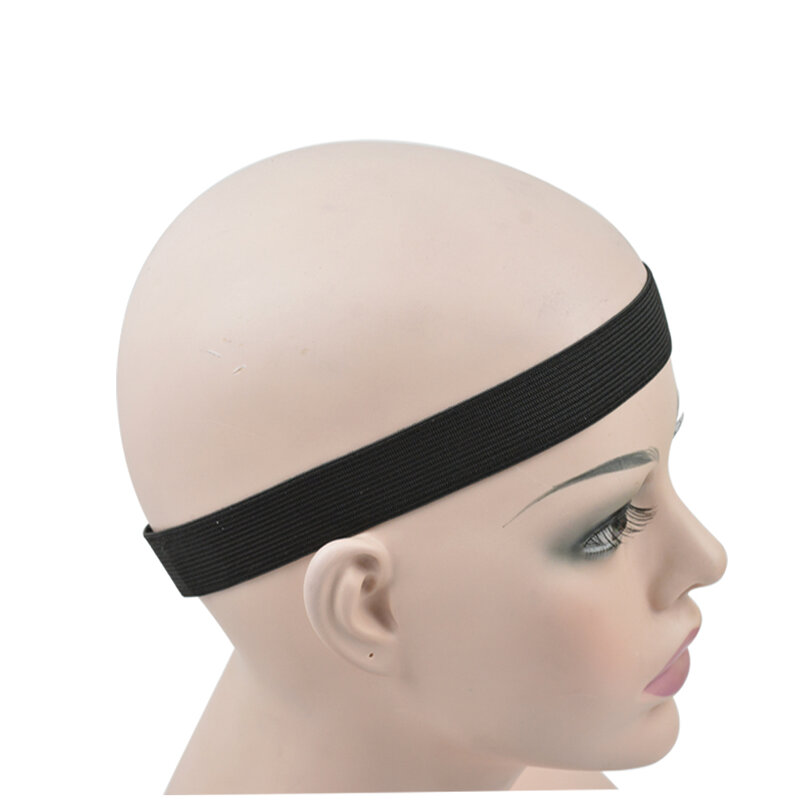 Banda elástica Lace Melting Headband, Bandas de peruca ajustáveis, Borda Deitado Lenço, Edge Wraps para a Colocação Frontal, 1 Pc