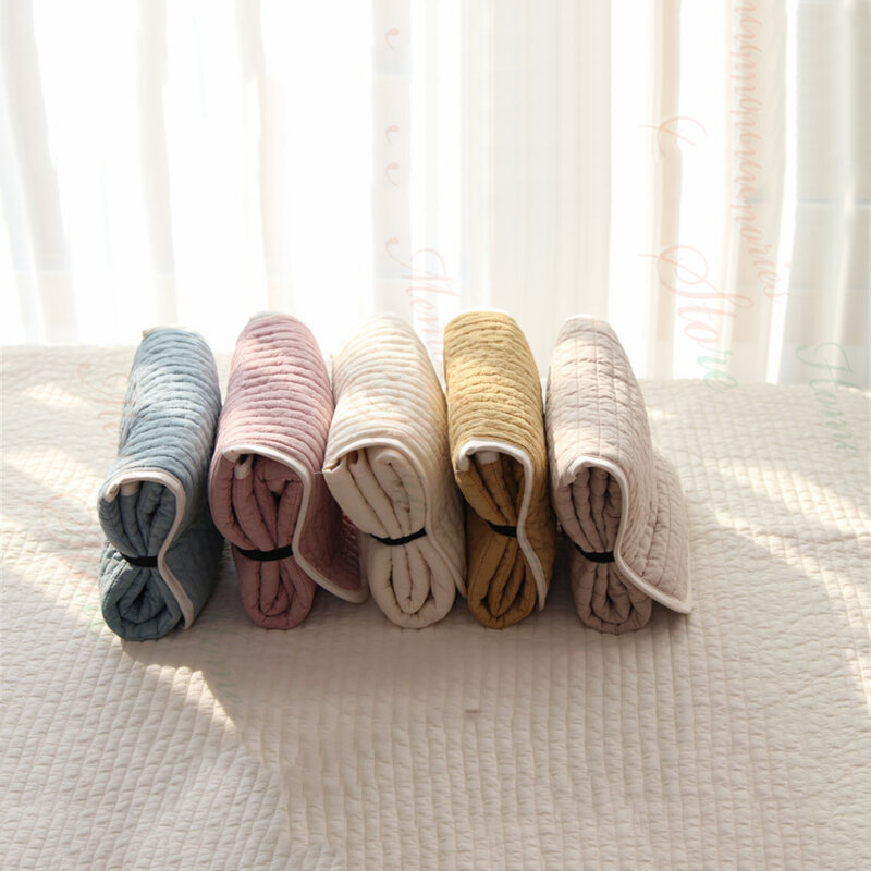 Nome del ricamo personalizzato neonati in cotone impermeabile per il trasporto del pannolino tappetino personalizzato per andare Mini pannolino portatile per bambini