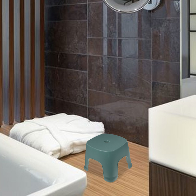 Sgabello da toilette Squat sgabello da cacca per adulti resistente sgabello da bagno in plastica portatile accovacciato sgabello da toilette antiscivolo
